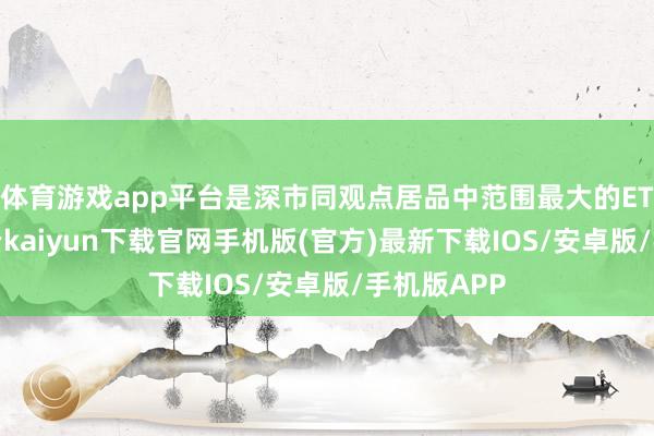 体育游戏app平台是深市同观点居品中范围最大的ETF居品-开云kaiyun下载官网手机版(官方)最新下载IOS/安卓版/手机版APP