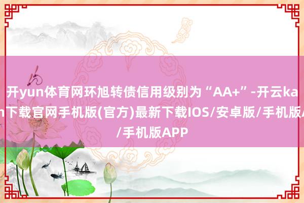开yun体育网环旭转债信用级别为“AA+”-开云kaiyun下载官网手机版(官方)最新下载IOS/安卓版/手机版APP