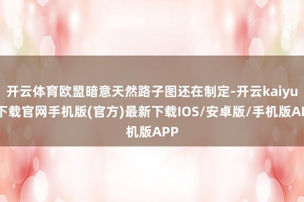 开云体育欧盟暗意天然路子图还在制定-开云kaiyun下载官网手机版(官方)最新下载IOS/安卓版/手机版APP